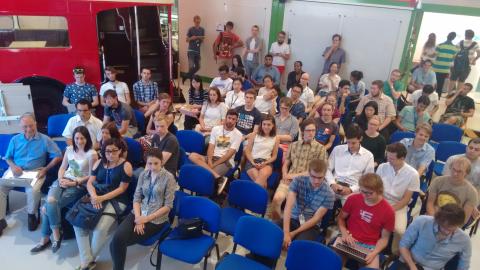 CERN Webfest 2016 photo audience